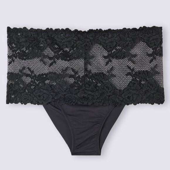 Intimissimi Pretty Flowers Hipster in Black - Picture 6 of 7